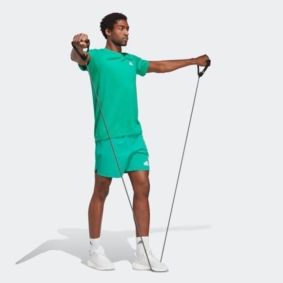 Adidas Essentials Feelready Training Tee, men’s t-shirt, shirt Green - Picture 4 of 12